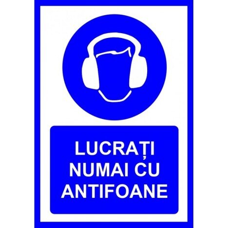 Placuta lucrati numai cu antifoane